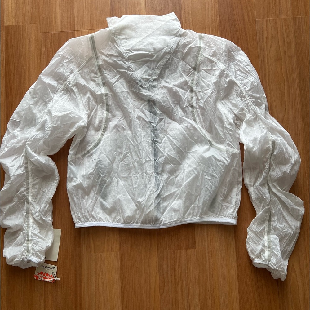 FP Movement Packable Windbreaker Jacket White XS … - image 12